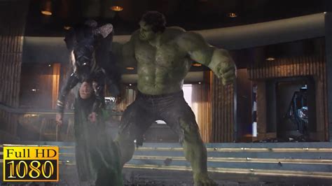 The Avengers 2012 Hulk Vs Loki Hulk Smash Loki Scene 1080p Full