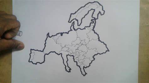 How Draw Europe Map With Its Countries Youtube