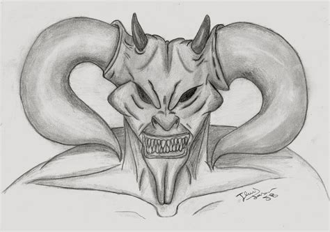 Drawing Devil By Mr7jb On Deviantart