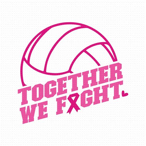 Together We Fight Svg Png Eps Pdf Files Breast Cancer Svg Etsy