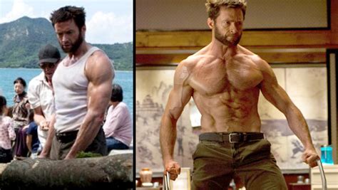 Hugh Jackman Wolverine 2013 Workout Workoutwalls