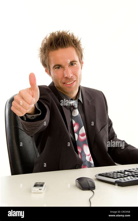 Young Successful Businessman Stock Photo Alamy