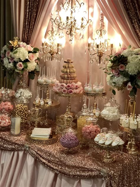 Royal Candy Table Quinceanera Pink Quince Decorations Sweet Party Ideas Quinceanera