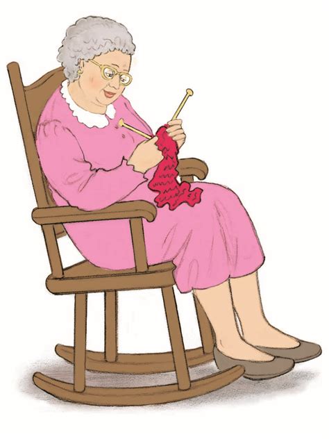 Old Woman Sitting On Chair Clip Art Clipart Free Download Clipart