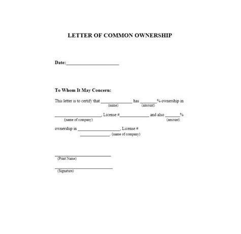 Certification Letter Template