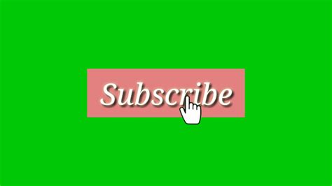 Green Girly Aesthetic Subscribe Button Canvas Jelly