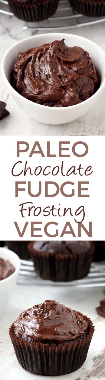 4 Ingredient Paleo Chocolate Fudge Frosting Please Click Through To