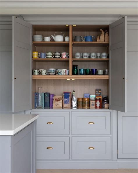 A Double Breakfast Cupboard With Storage Space For An Incredible