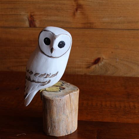 Barn Owl Carving Baby Rustic Adirondack Ts Dartbrook Rustic Goods