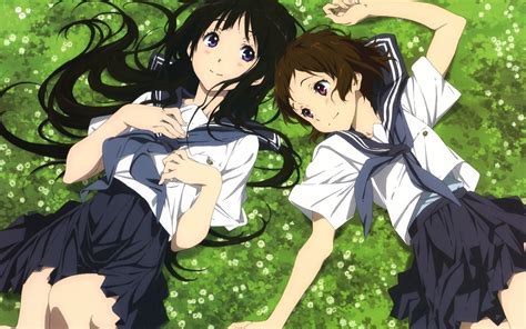 Wallpaper Illustration Anime Girls Cartoon Black Hair School
