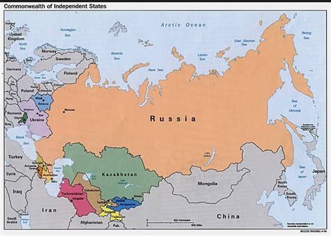 Map of Ukraine Poland Russia and surrounding countries