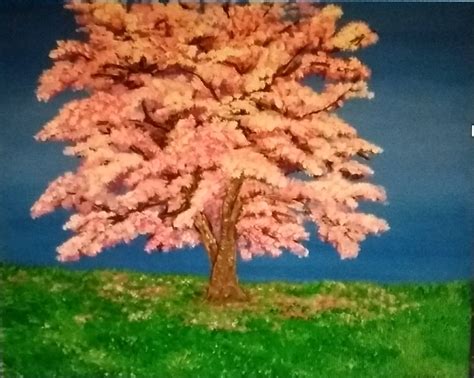Pink Tree Pink Trees Painting Tree