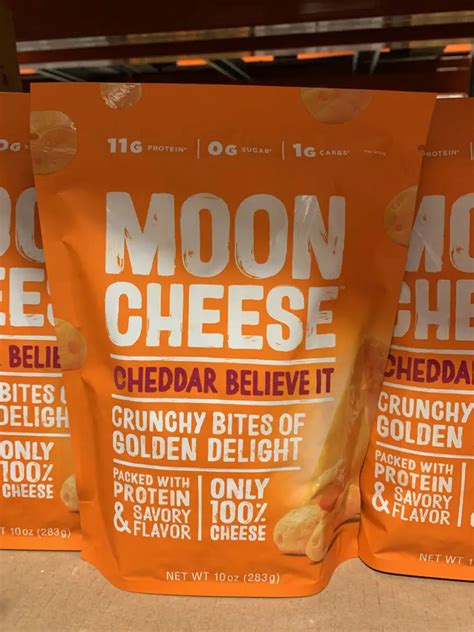 Costco Moon Cheese Cheddar Snacks 10 Ounces Costco Fan
