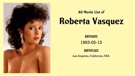 Roberta Vasquez Movies List Roberta Vasquez Filmography Of Roberta