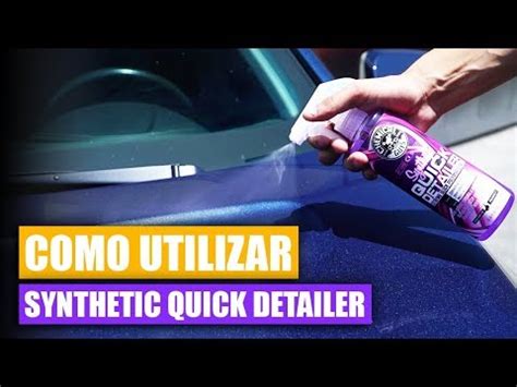 Como Utilizar Synthetic Quick Detail Spray Chemical Guys Car Care YouTube