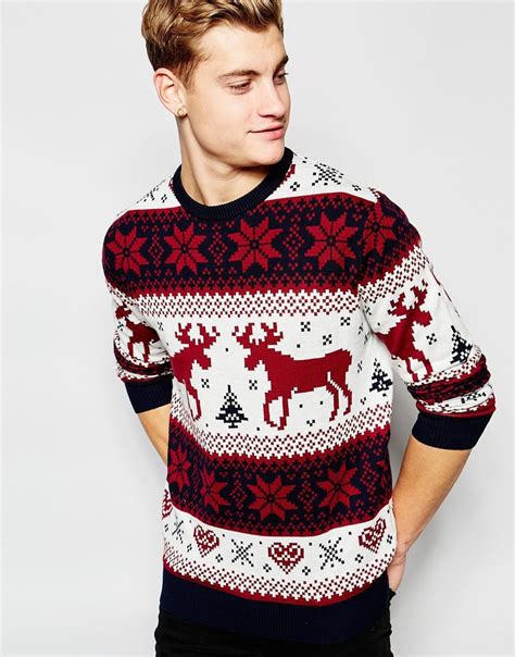 Kalėdinis Megztinis Jack And Jones Shopspylt Mens Christmas Jumper Knitted