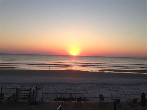 An Amazing View Of The Sunrise From The Oceanfront Balcony Free Beach