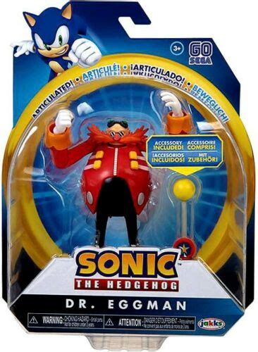 Sonic The Hedgehog Wave 3 Dr Eggman 2022 Oficial Shoptoys Brinquedos