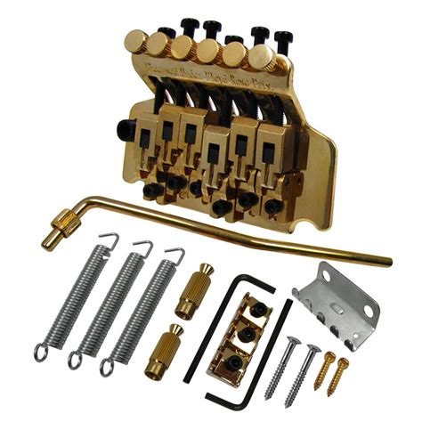 Oripure 1 Set Of Floyd Rose Double Locking Tremolo Bridge System Gold