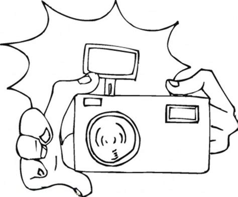 Camera Coloring Page - Coloring Home