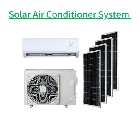 Complete System 18000btu Acdc Hybrid Solar Air Conditioner 9000btu