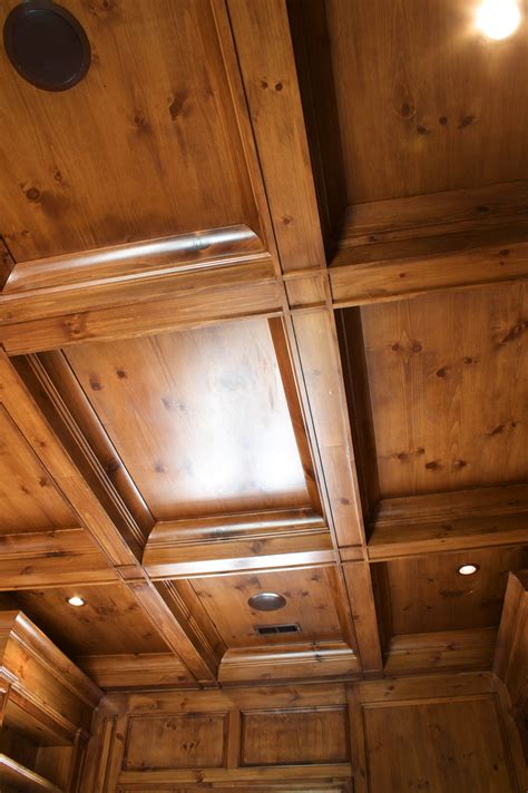 White Pine Ceilings Coffered Ceiling Diy Knotty Pine Ceiling Coffer
