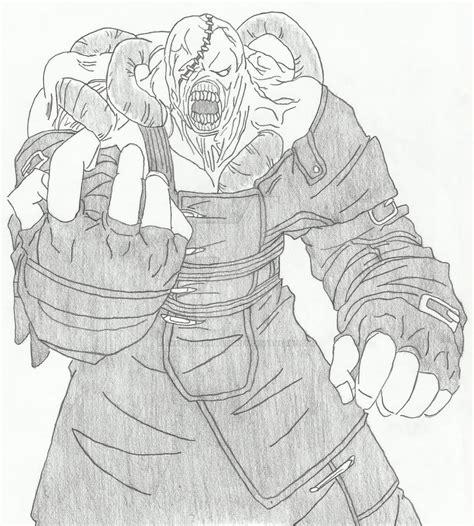 Nemesis Resident Evil 3 By Thereverendplissken On Deviantart