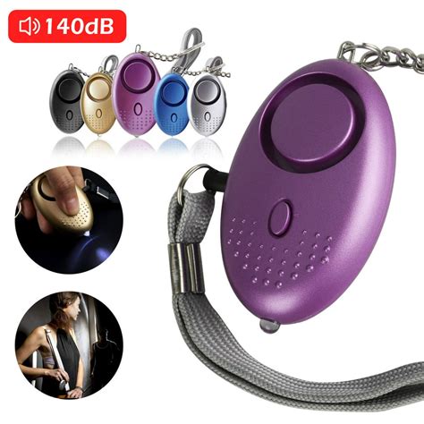 5pcs Safe Sound Personal Alarm Keychain Tsv 140db Personal Safety