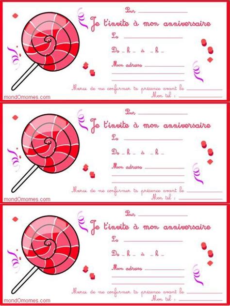 On pourra également demander à tous les invités de s'habiller de rose pour ressembler à cette princesse de conte de fées. Carte Invitation Anniversaire fille - Invitation Anniversaire