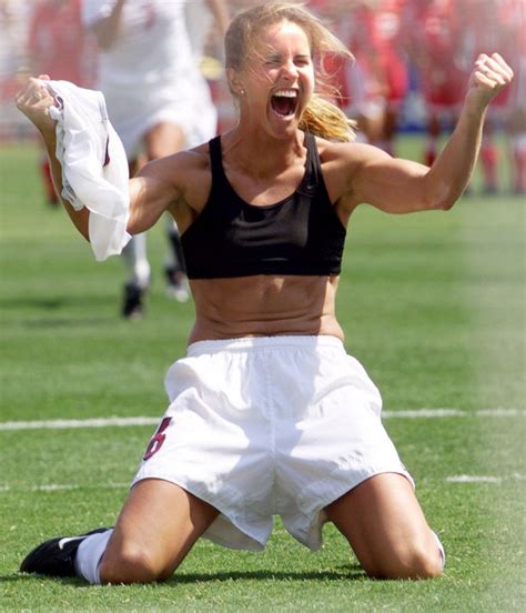 Soccer Legend Brandi Chastain Cheers On Us Team In Womens World Cup