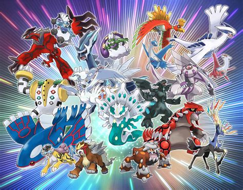 10 Latest All Legendary Pokemon In One Picture Full Hd 1920×1080 For Pc