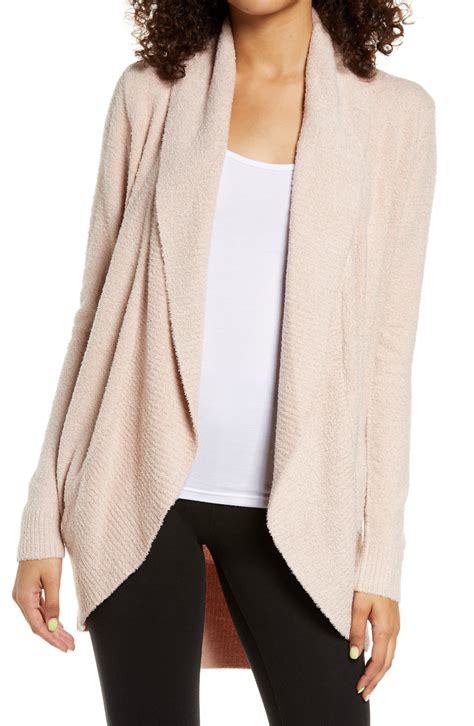 Barefoot Dreams ® Cozychic Lite® Circle Cardigan In Dusty Mauve Modesens