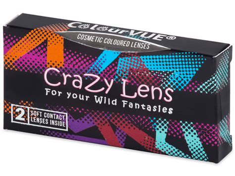 Colourvue Crazy Lens Mad Frog Nedioptrické 2 čočky