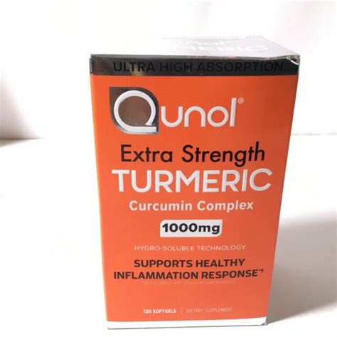 Qunol Seg Turmeric Softgel Curcumin Count For Sale Online