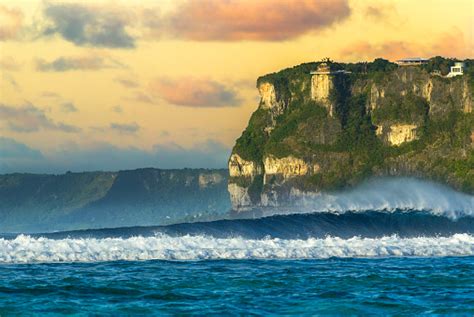 Two Lovers Point Guam Sunset Stock Photo Download Image