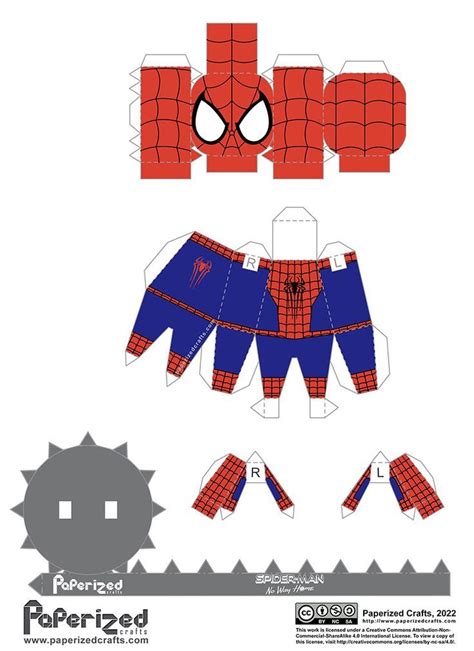 Spider Man No Way Home Andrew Garfield Suit Papercraft Paper Doll