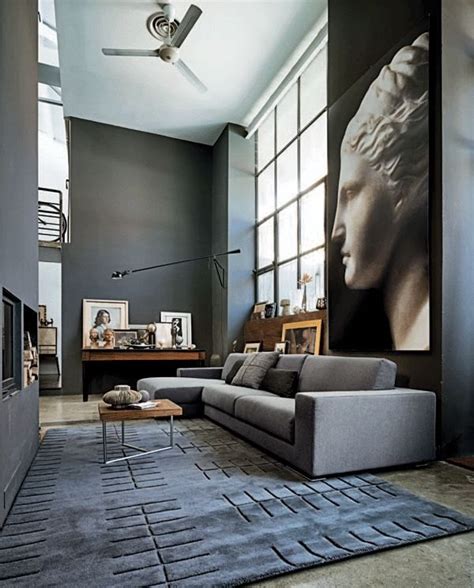 Give the wall color a lift by hanging artwork and pick furniture in contrasting colors. 20 gray living room designs - the elegance of gray in interior design