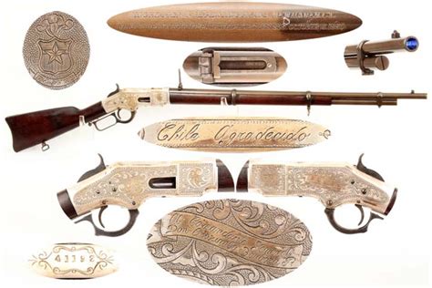 Engraved Presentation Winchester 1866 Musket