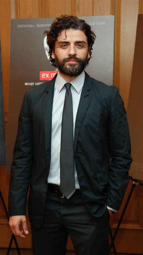 Written and direct by sunshine scribe alex garland, ex machina centers on two engineers (oscar isaac and domhnall gleeson) testing the artificial intelligence of an android called. Oscar Isaac at premiere of "Ex Machina" at Crosby Street ...