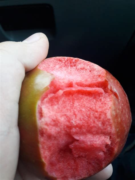 Here In Germany We Have Halloween Apples That Are Red From The Inside