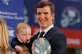 Eli Manning Brings His Children to NFL Retirement Speech