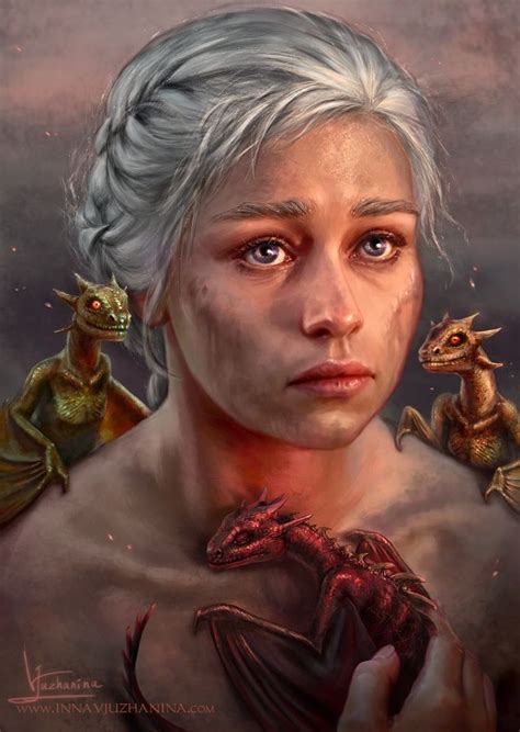 Mother Of Dragons By Inna Vjuzhanina On Deviantart Drogon Game Of Thrones Arte Game Of Thrones