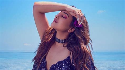 Sonakshi Sinha Goes Glam In Sequinned Outfits During Her Photoshoot In