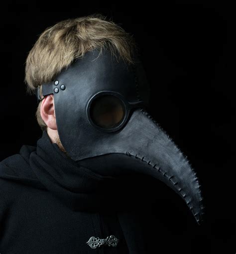 Traditional Black Plague Doctor Mask Ministry Of Masks