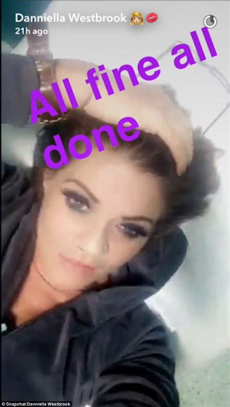 Danniella Westbrook Films Her Designer Vagina Operation On Snapchat Daily Mail Online