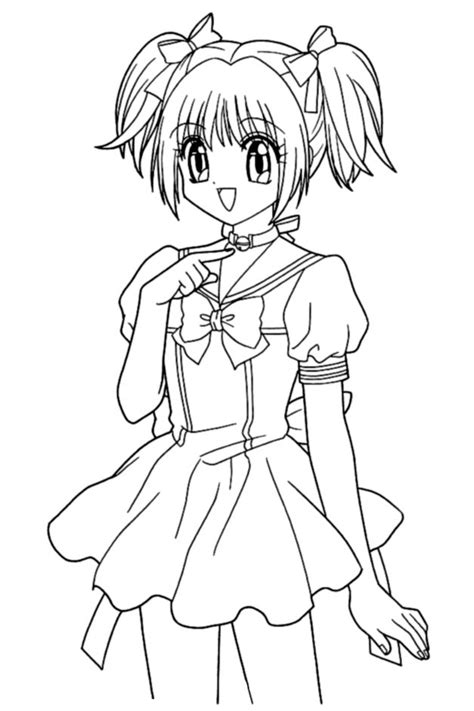 Detailed Anime Coloring Pages Coloring Pages