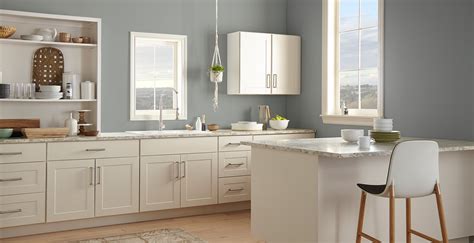 White Kitchen Cabinets With Blue Grey Walls - Goimages Bite