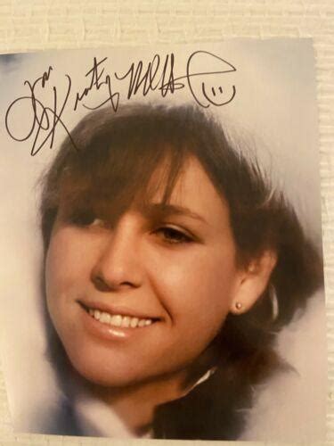 Kristy Mcnichol Signed 8x10 Photo Just The Way You Are 4556572407