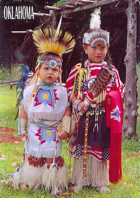 Postcard Us 1483056 Native Americans Native American Children