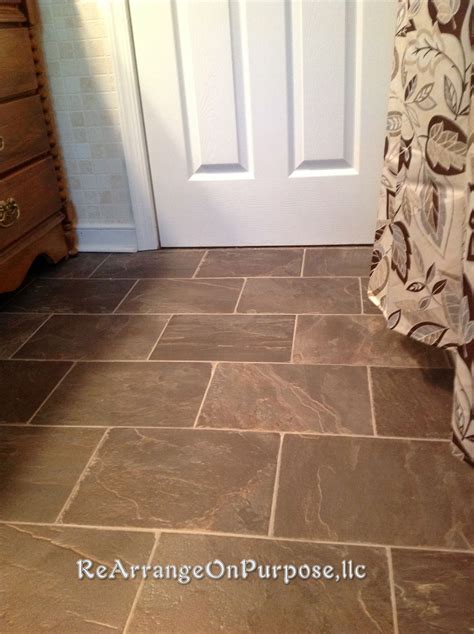 Perfect for the bathroom, kitchen and conservatory; Linoleum Flooring...cheap until permanent renovation ...